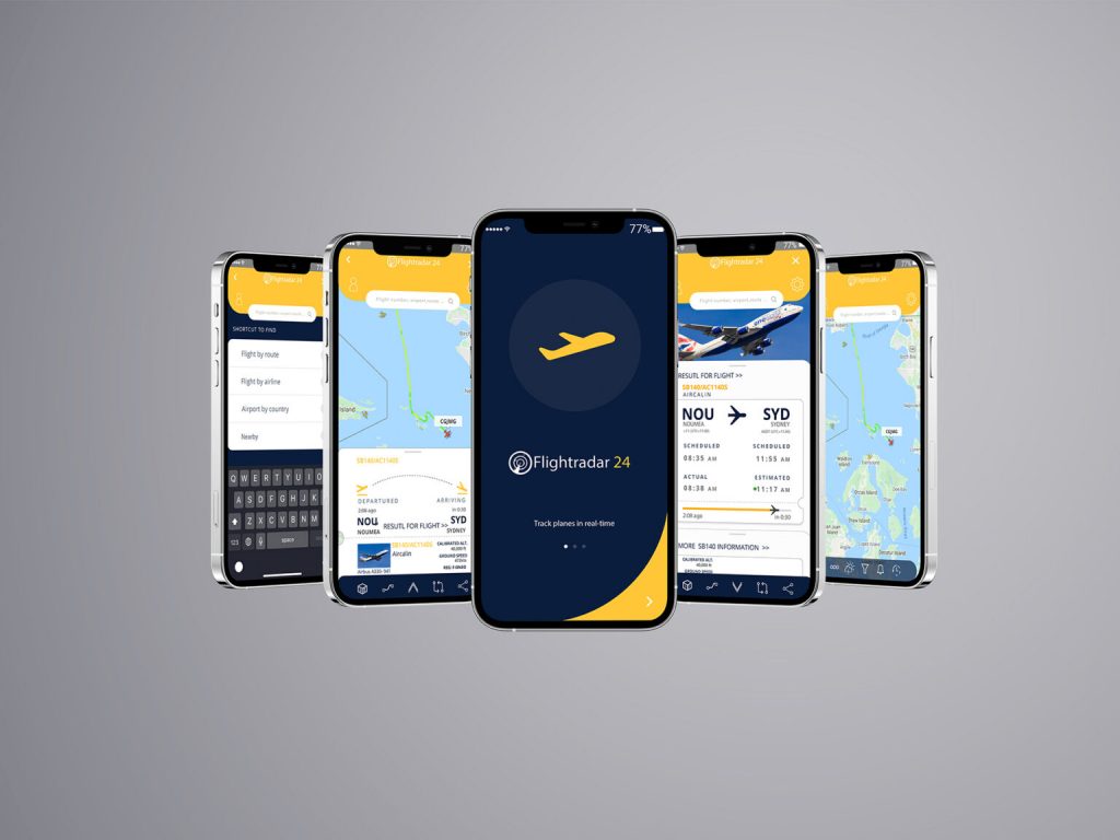 flight radar  sarva design